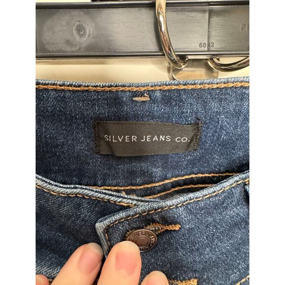 Silver Jeans Co. Suki Curvy Mid Rise Trouser Indigo 27” x 33” - Picture 5 of 9